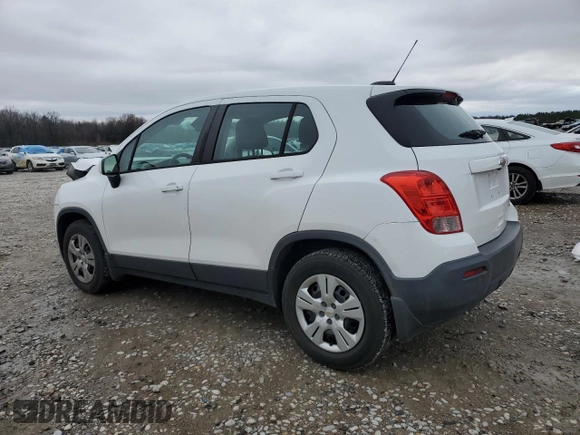 2016 Chevrolet Trax LS with VIN 3GNCJKSBXGL260298, listed as a Copart auction lot 85463764 with 75,024 mi miles and Salvage Title. Bid and sale history available at carsss.com. Image 2.