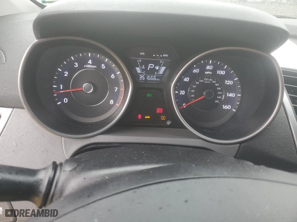 2016 Hyundai Elantra SE with VIN 5NPDH4AE1GH737605, listed as a Copart auction lot 52636865 with 351,666 mi miles and Salvage Title. Bid and sale history available at carsss.com. Image 9.
