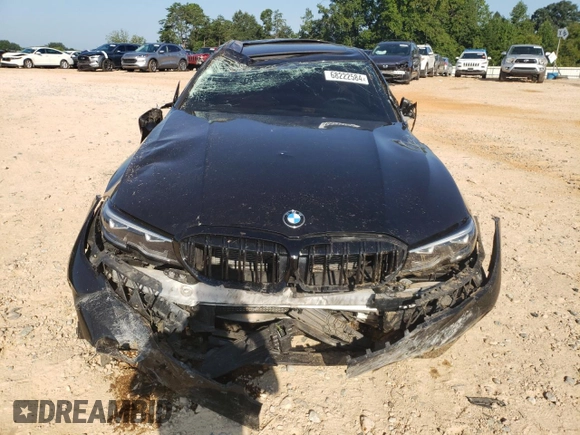 2020 BMW 3 Series M340i with VIN 3MW5U7J09L8B27922, listed as a Copart auction lot 68222584 with 51,220 mi miles and Salvage Title. Bid and sale history available at carsss.com. Image 5.