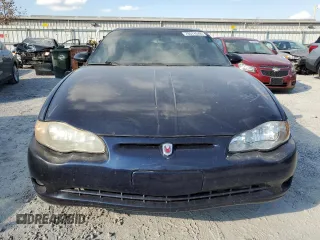 2002 Chevrolet Monte Carlo SS with VIN 2G1WX15KX29225890, listed as a Copart auction lot 78574344 with 95,880 mi miles and Salvage Title. Bid and sale history available at carsss.com. Image 5.