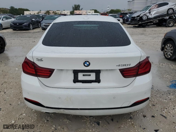 2020 BMW 4 Series 430i with VIN WBA4J1C02LCD10797, listed as a Copart auction lot 51872515 with 0 mi miles and Non Repairable. Bid and sale history available at carsss.com. Image 6.