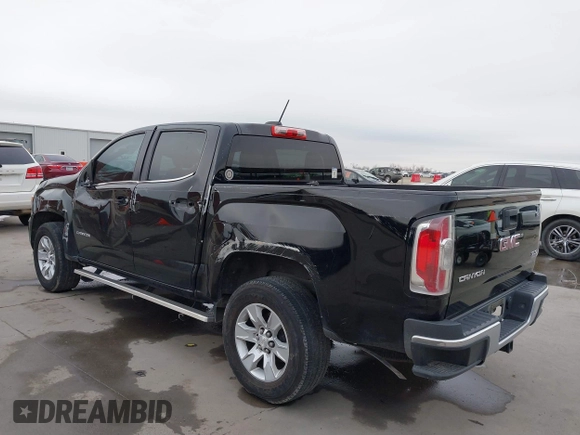 2015 GMC Canyon 2WD SLE with VIN 1GTG5BE30F1139093, listed as a IAAI auction lot 41596657 with 143,834 mi miles. Bid and sale history available at carsss.com. Image 3.