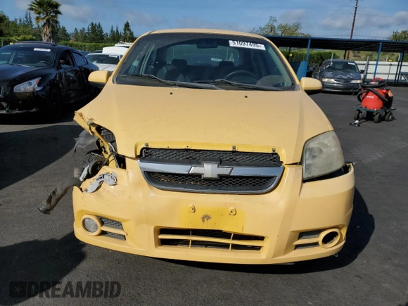 2010 Chevrolet Aveo 2LT with VIN KL1TG5DE5AB046674, listed as a Copart auction lot 51097495 with 120,577 mi miles and Salvage title. Bid and sale history available at DreamBid. Image 5.