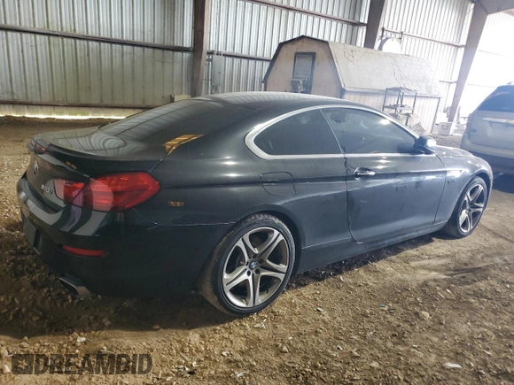 2013 BMW 6 Series 650i with VIN WBAYM9C50DDW20054, listed as a Copart auction lot 71563434 with 83,640 mi miles and Salvage Title. Bid and sale history available at carsss.com. Image 3.