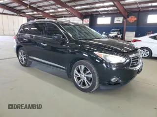 2015 Infiniti QX60 with VIN 5N1AL0MM9FC510276, listed as a Copart auction lot 54697855 with 157,653 mi miles and Salvage Title. Bid and sale history available at DreamBid. Image 4.