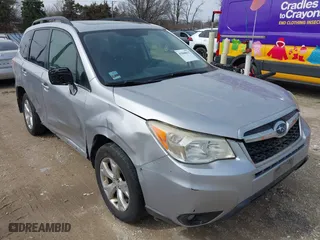2014 Subaru Forester 2.5i Limited with VIN JF2SJAJC0EH401515, listed as a IAAI auction lot 41860632 with 218,995 mi miles. Bid and sale history available at carsss.com. Image 1.