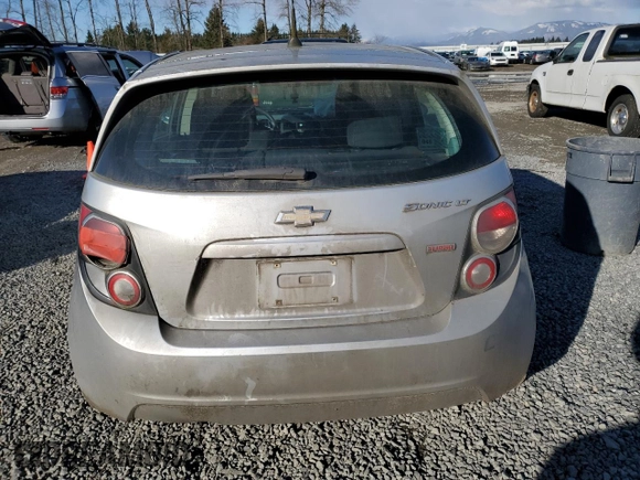 2014 Chevrolet Sonic LT with VIN 1G1JC6SB2E4175680, listed as a Copart auction lot 44746565 with 137,570 mi miles and Salvage Title. Bid and sale history available at carsss.com. Image 6.