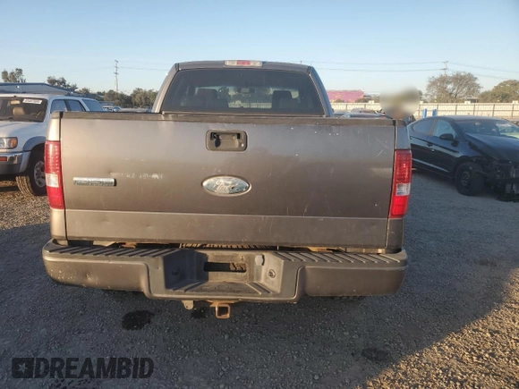 2007 Ford F-150 STX with VIN 1FTRX14W97FA31309, listed as a Copart auction lot 85518534 with 194,447 mi miles and Clean Title. Bid and sale history available at carsss.com. Image 6.