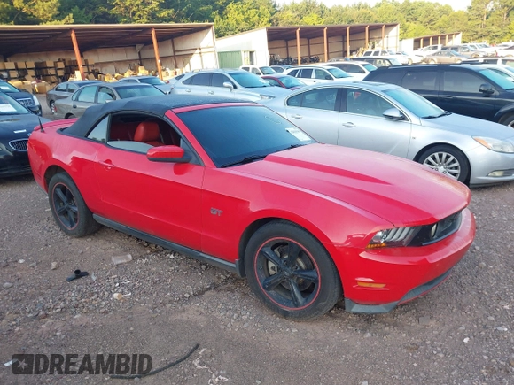 2010 Ford Mustang GT with VIN 1ZVBP8FH6A5112402, listed as a IAAI auction lot 42633347 with 153,349 mi miles and . Bid and sale history available at DreamBid. Image 1.