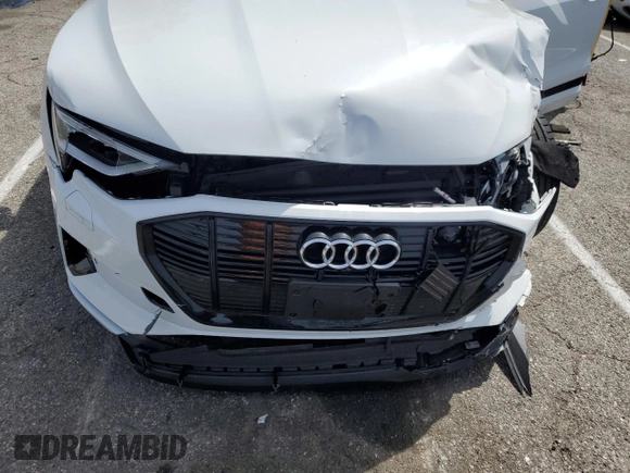 2022 Audi e-tron Premium with VIN WA1AAAGE3NB013467, listed as a Copart auction lot 47391893 with 22,979 mi miles. Bid and sale history available at carsss.com. Image 12.