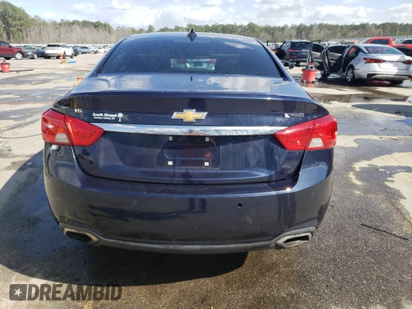 2018 Chevrolet Impala Premier with VIN 2G1125S37J9146141, listed as a Copart auction lot 48738635 with 108,377 mi miles and Salvage Title. Bid and sale history available at DreamBid. Image 6.
