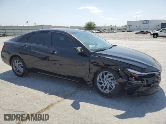 2024 Hyundai Elantra SEL with VIN KMHLM4DG3RU813060, listed as a Copart auction lot 53452295 with 5,625 mi miles and Salvage title. Bid and sale history available at DreamBid. Image 4.
