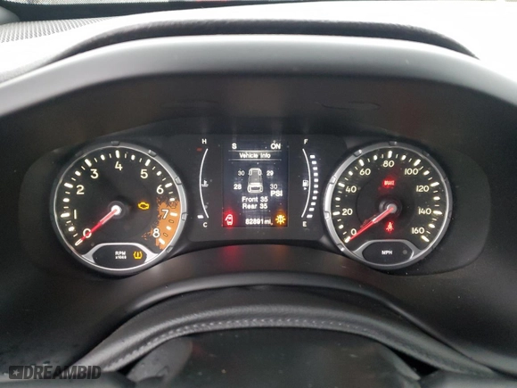2018 Jeep Renegade Sport with VIN ZACCJBAH4JPH14249, listed as a Copart auction lot 52850475 with 82,891 mi miles and Clean Title. Bid and sale history available at carsss.com. Image 9.