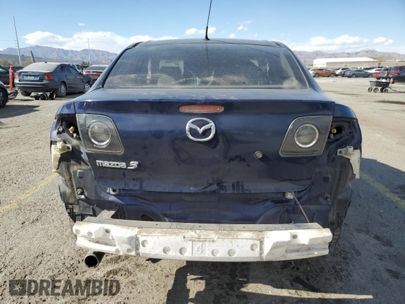 2008 Mazda 3 i Touring with VIN JM1BK32F281115887, listed as a Copart auction lot 51346635 with 125,253 mi miles and Salvage Title. Bid and sale history available at DreamBid. Image 6.