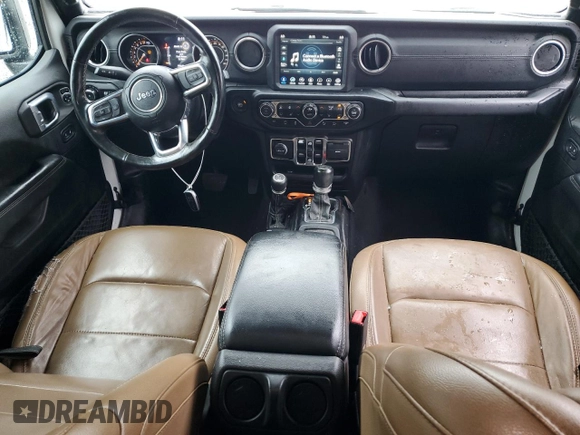 2020 Jeep Wrangler Unlimited Sahara with VIN 1C4HJXEG4LW272051, listed as a Copart auction lot 61090665 with 100,148 mi miles and Clean title. Bid and sale history available at DreamBid. Image 8.