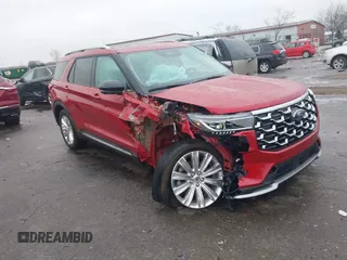 2025 Ford Explorer with VIN 1FMUK8HH3SGA46593, listed as a IAAI auction lot 41509990 with 2,290 mi miles and . Bid and sale history available at DreamBid. Image 1.