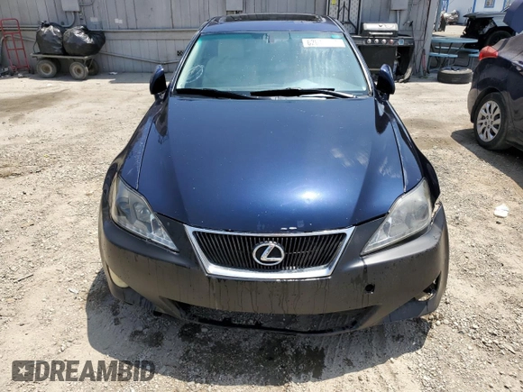 2006 Lexus IS 350 with VIN JTHBE262965007974, listed as a Copart auction lot 62011125 with 196,177 mi miles and Clean title. Bid and sale history available at DreamBid. Image 5.