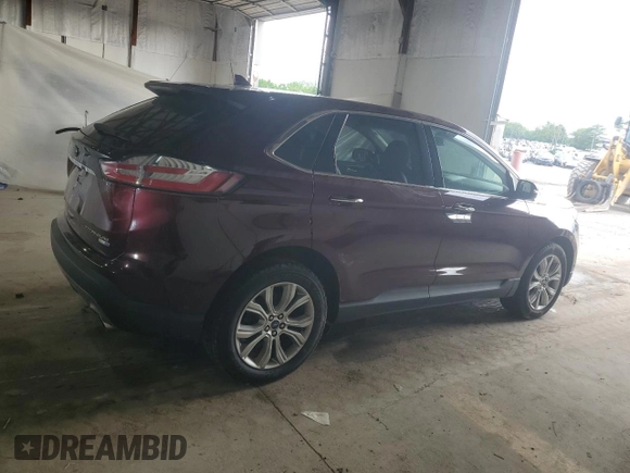 2019 Ford Edge Titanium z VIN 2FMPK4K94KBC11873, wystawiony jako Copart lot #58737735 z przebiegiem 127 278 mil mil oraz Czysty tytuł • Clean title. Historia ofert i sprzedaży dostępna na DreamBid. Obrazek 3.