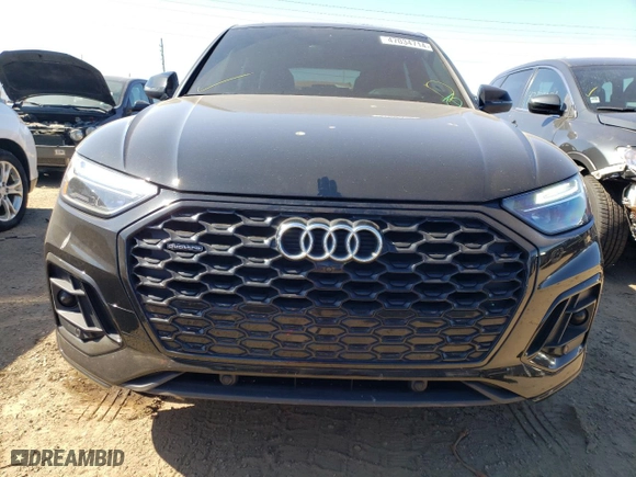 2022 Audi Q5 Sportback S line Premium Plus with VIN WA15AAFY9N2120147, listed as a Copart auction lot 47034714 with 24,492 mi miles and Non Repairable. Bid and sale history available at carsss.com. Image 5.