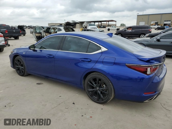 2022 Lexus ES 350 F Sport with VIN 58AGZ1B11NU130602, listed as a Copart auction lot 54929745 with 45,866 mi miles and Clean title. Bid and sale history available at DreamBid. Image 2.