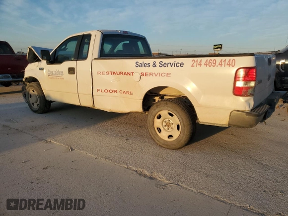 2005 Ford F-150 XL with VIN 1FTRF12W35NA62855, listed as a Copart auction lot 48599365 with 391,441 mi miles and Salvage title. Bid and sale history available at DreamBid. Image 2.