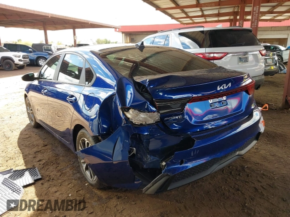 2023 Kia Forte LXS with VIN 3KPF24AD6PE599856, listed as a IAAI auction lot 41783981 with 44,786 mi miles. Bid and sale history available at carsss.com. Image 3.