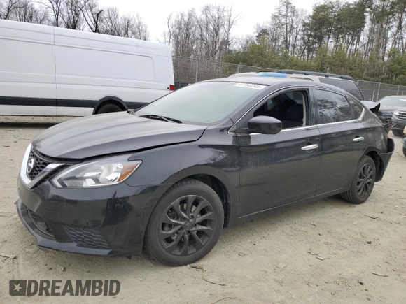 2019 Nissan Sentra S with VIN 3N1AB7AP1KY378746, listed as a Copart auction lot 47758245 with 103,051 mi miles and Salvage Title. Bid and sale history available at carsss.com. Image 1.