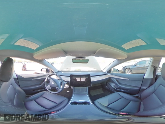 2023 Tesla Model 3 Performance with VIN 5YJ3E1EC1PF577798, listed as a Copart auction lot 55032025 with 20,098 mi miles and Salvage Title. Bid and sale history available at carsss.com. Image 14.