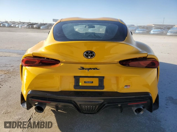 2020 Toyota Supra 3.0 with VIN WZ1DB4C03LW034032, listed as a Copart auction lot 46496385 with 26,119 mi miles and Clean title. Bid and sale history available at DreamBid. Image 6.