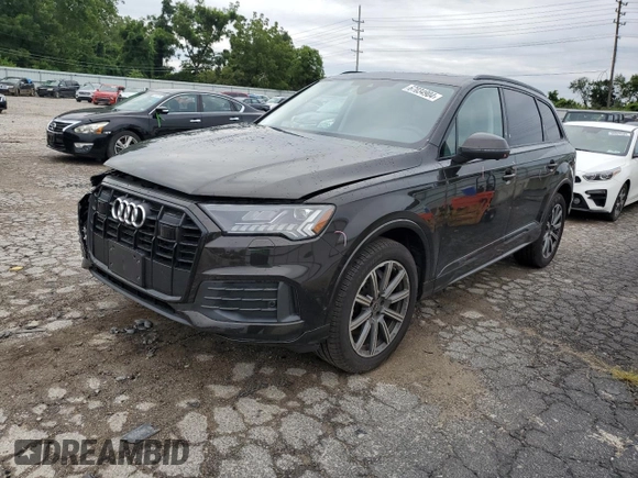 2024 Audi Q7 Premium Plus with VIN WA1LCBF73RD001311, listed as a Copart auction lot 67034904 with 7,976 mi miles and Salvage Title. Bid and sale history available at carsss.com. Image 1.