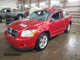 2012 Dodge Caliber SXT with VIN 1C3CDWDA6CD527484, listed as a Copart auction lot 44253065 with 95,194 mi miles and Salvage Title. Bid and sale history available at carsss.com. Image 1.