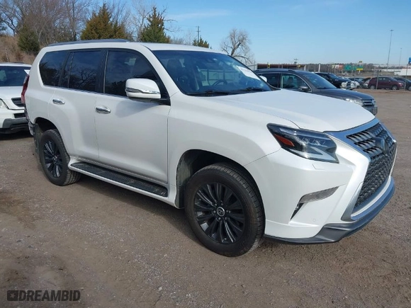2020 Lexus GX with VIN JTJAM7BX9L5256329, listed as a IAAI auction lot 41752935 with 84,822 mi miles. Bid and sale history available at carsss.com. Image 1.