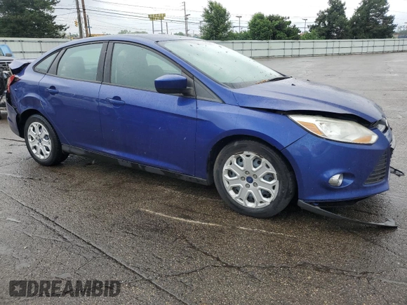 2012 Ford Focus SE with VIN 1FAHP3F26CL447739, listed as a Copart auction lot 58785295 with 85,856 mi miles and Salvage title. Bid and sale history available at DreamBid. Image 4.