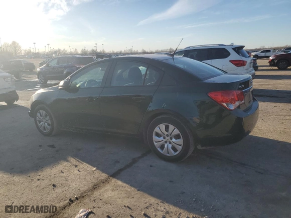 2014 Chevrolet Cruze LS with VIN 1G1PB5SHXE7343270, listed as a Copart auction lot 46643535 with 186,689 mi miles and Clean Title. Bid and sale history available at carsss.com. Image 2.