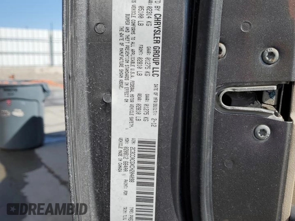 2012 Chrysler 300 Limited z VIN 2C3CCACGXCH204098, wystawiony jako Copart lot #49424685 z przebiegiem 258 888 mil mil oraz Szkoda całkowita • Salvage title. Historia ofert i sprzedaży dostępna na DreamBid. Obrazek 12.