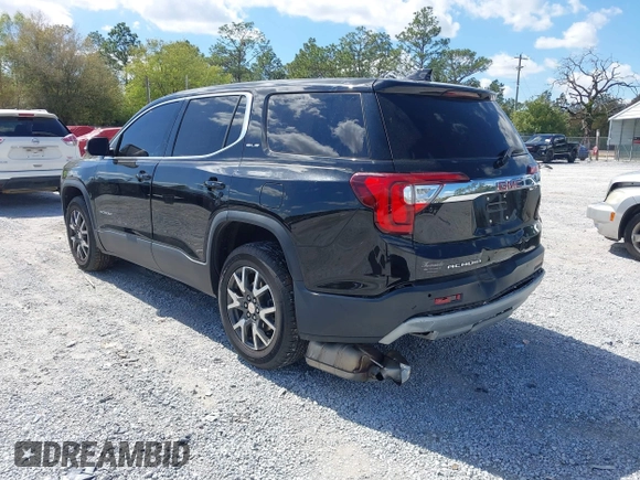 2021 GMC Acadia SLE with VIN 1GKKNKLS2MZ186326, listed as a IAAI auction lot 41875597 with 39,027 mi miles and . Bid and sale history available at DreamBid. Image 3.