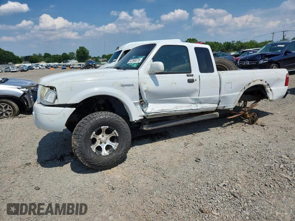 2003 Ford Ranger XL Fleet with VIN 1FTYR44V03TA22296, listed as a Copart auction lot 62368375 with 127,281 mi miles and Salvage title. Bid and sale history available at DreamBid. Image 1.