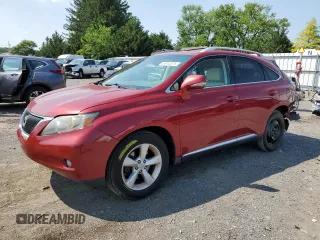 2010 Lexus RX 350 with VIN 2T2BK1BA6AC077960, listed as a Copart auction lot 60544575 with 235,554 mi miles and Salvage title. Bid and sale history available at DreamBid. Image 1.
