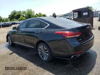 2017 Genesis G80 3.8L with VIN KMHGN4JE9HU175302, listed as a Copart auction lot 59144765 with 133,609 mi miles and Salvage title. Bid and sale history available at DreamBid. Image 2.