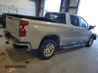2022 Chevrolet Silverado 1500 LT with VIN 1GCPACEK9NZ503679, listed as a Copart auction lot 81778704 with 22,644 mi miles and Salvage Title. Bid and sale history available at carsss.com. Image 3.