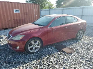 2010 Lexus IS 250 with VIN JTHBF5C26A5118591, listed as a Copart auction lot 51152045 with 0 mi miles and Salvage Title. Bid and sale history available at carsss.com. Image 1.