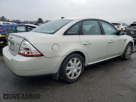 2008 Ford Taurus Limited with VIN 1FAHP25W08G154062, listed as a Copart auction lot 81440714 with 123,460 mi miles and Salvage Title. Bid and sale history available at carsss.com. Image 3.