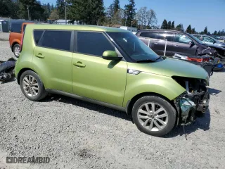 2017 Kia Soul + with VIN KNDJP3A55H7880420, listed as a Copart auction lot 53250955 with 95,317 mi miles and Salvage Title. Bid and sale history available at carsss.com. Image 4.