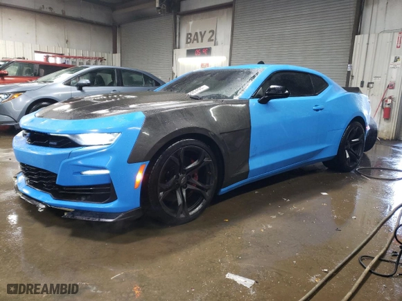 2022 Chevrolet Camaro 1SS with VIN 1G1FF1R77N0125009, listed as a Copart auction lot 41690495 with 19,071 mi miles and Non Repairable. Bid and sale history available at carsss.com. Image 1.