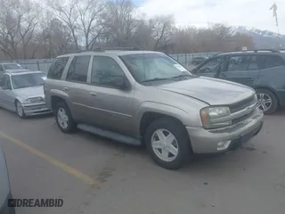 2002 Chevrolet TrailBlazer LS with VIN 1GNDT13S122437225, listed as a IAAI auction lot 41828010 with 1 mi miles. Bid and sale history available at carsss.com. Image 1.