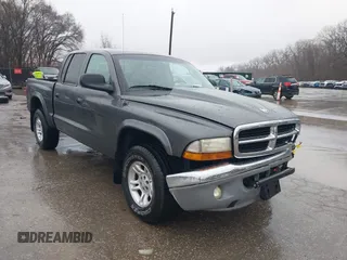 2001 Dodge Dakota Sport with VIN 1B7HG2AN51S348161, listed as a IAAI auction lot 41690779 with 148,484 mi miles. Bid and sale history available at carsss.com. Image 1.