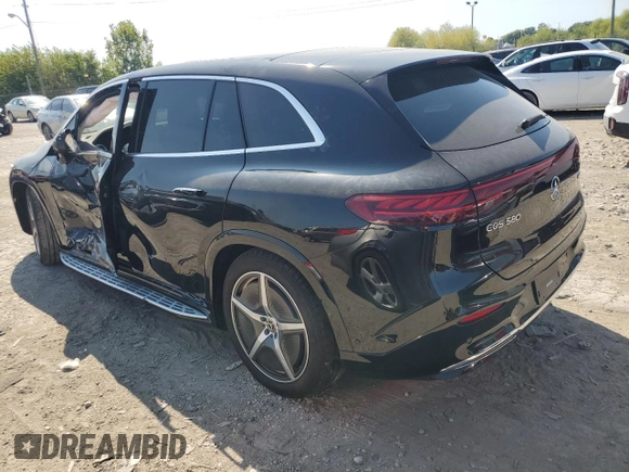 2023 Mercedes-Benz EQS with VIN 4JGDM4EB5PA026164, listed as a Copart auction lot 70191564 with 7,781 mi miles and Salvage Title. Bid and sale history available at carsss.com. Image 2.