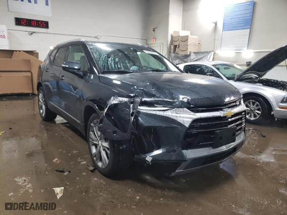 2019 Chevrolet Blazer Premier with VIN 3GNKBFRS7KS702927, listed as a Copart auction lot 45969075 with 34,494 mi miles and Salvage Title. Bid and sale history available at carsss.com. Image 4.