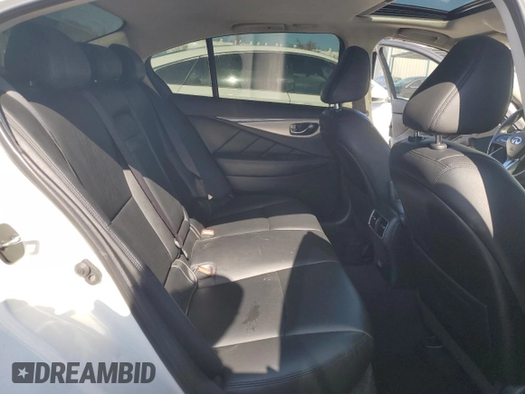 2021 Infiniti Q50 3.0t LUXE with VIN JN1EV7BP3MM701546, listed as a Copart auction lot 46656405 with 41,267 mi miles and Salvage Title. Bid and sale history available at carsss.com. Image 10.