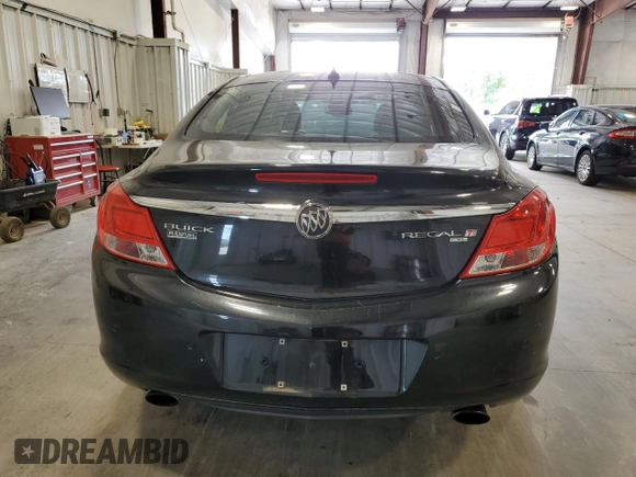 2011 Buick Regal CXL Turbo TO2 with VIN W04GW5EV6B1042906, listed as a Copart auction lot 66760994 with 187,141 mi miles and Non Repairable. Bid and sale history available at DreamBid. Image 6.